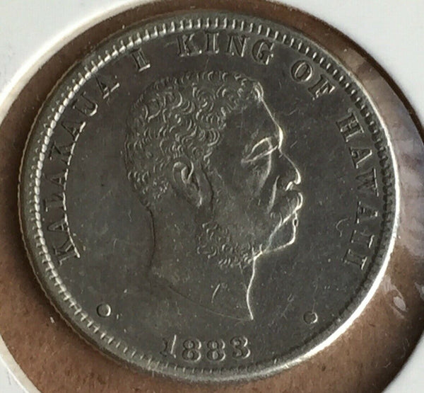 Hawaii 1883 25 Cents