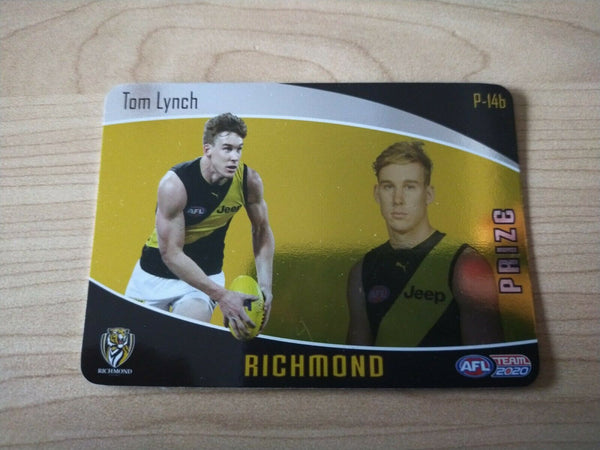 2020 Teamcoach Prize Football Card Tom Lynch Richmond P-14b