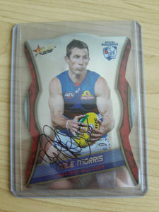 Select Footy Stars 2019 Dale Morris Hand Signed Silver Die Cut SDC140 Card