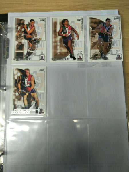 2002 AFL Select Exclusive Complete Base Set