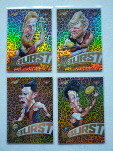 2020 Select Footy Stars Leopard Star Bursts Essendon Team Set