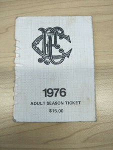 VFL 1976 Collingwood Football Club Season Ticket No. 555