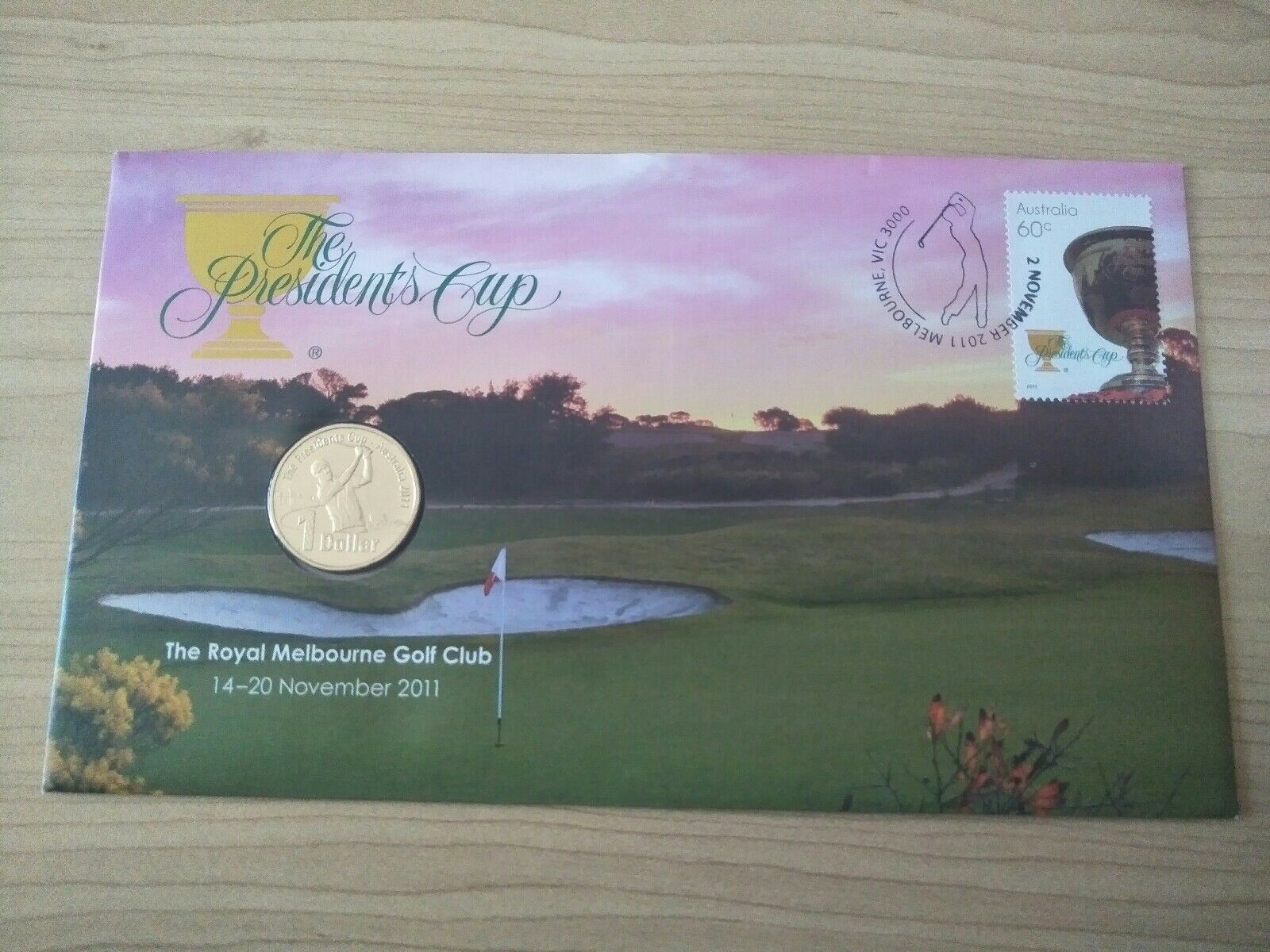 2011 Australian $1 The Presidents Cup PNC 1st Day Issue