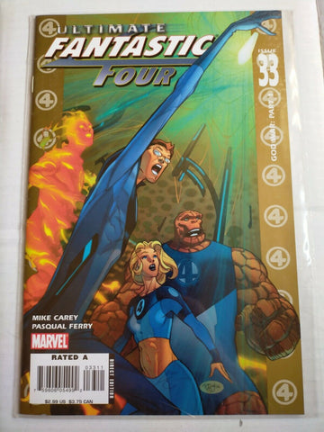 Marvel Comic Book Ultimate Fantastic Four God War: Part 1 No.33