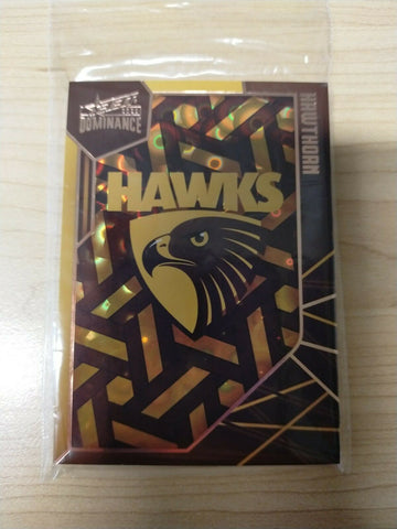 2020 AFL Select Dominance Holographic Parallel Team Set Hawthorn Hawks