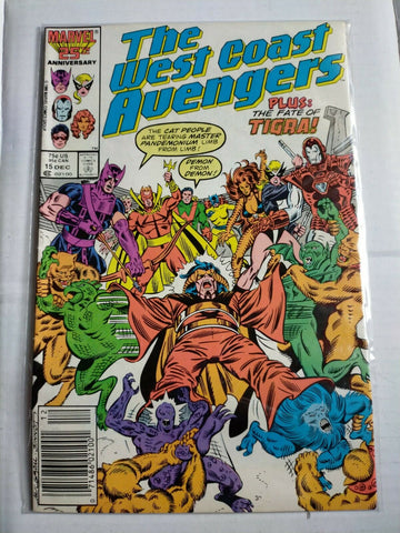 Marvel Comic Book The West Coast Avengers No.15 Dec 1986