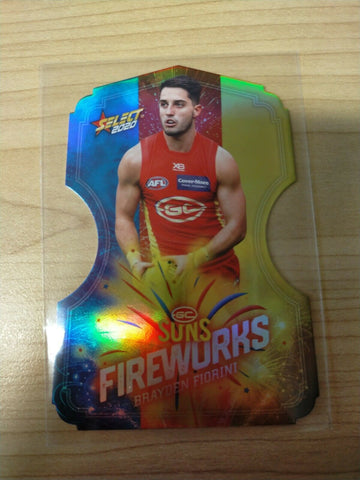 2020 Select Footy Stars Fireworks Brayden Fiorini GC Suns No. 043/210