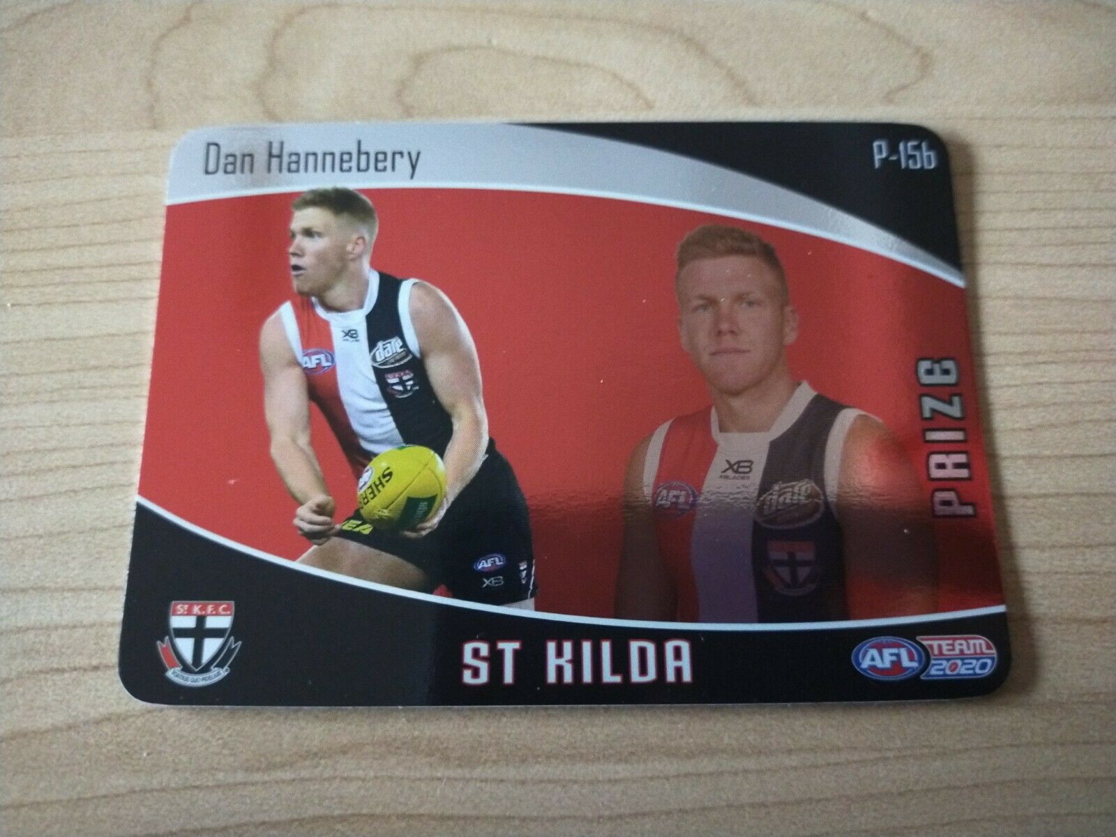 2020 Teamcoach Prize Football Card Dan Hannebery St Kilda P-15b