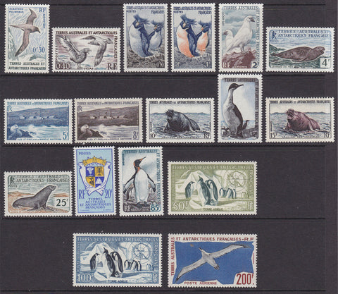 French Antarctic Territory TAAF SG2/18 Definitive set birds whales fish penguins