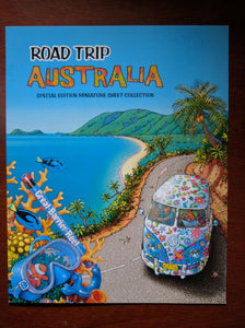 2012 Road Trip Australia Special Minisheet Limited Edition Folder 167/500