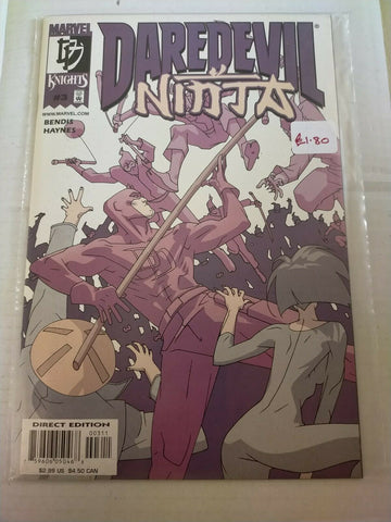 Marvel Knights 2000 No.3 Daredevil Ninja Comic
