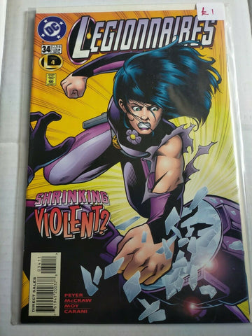 DC 1996 February #34 Legionnaires Comic