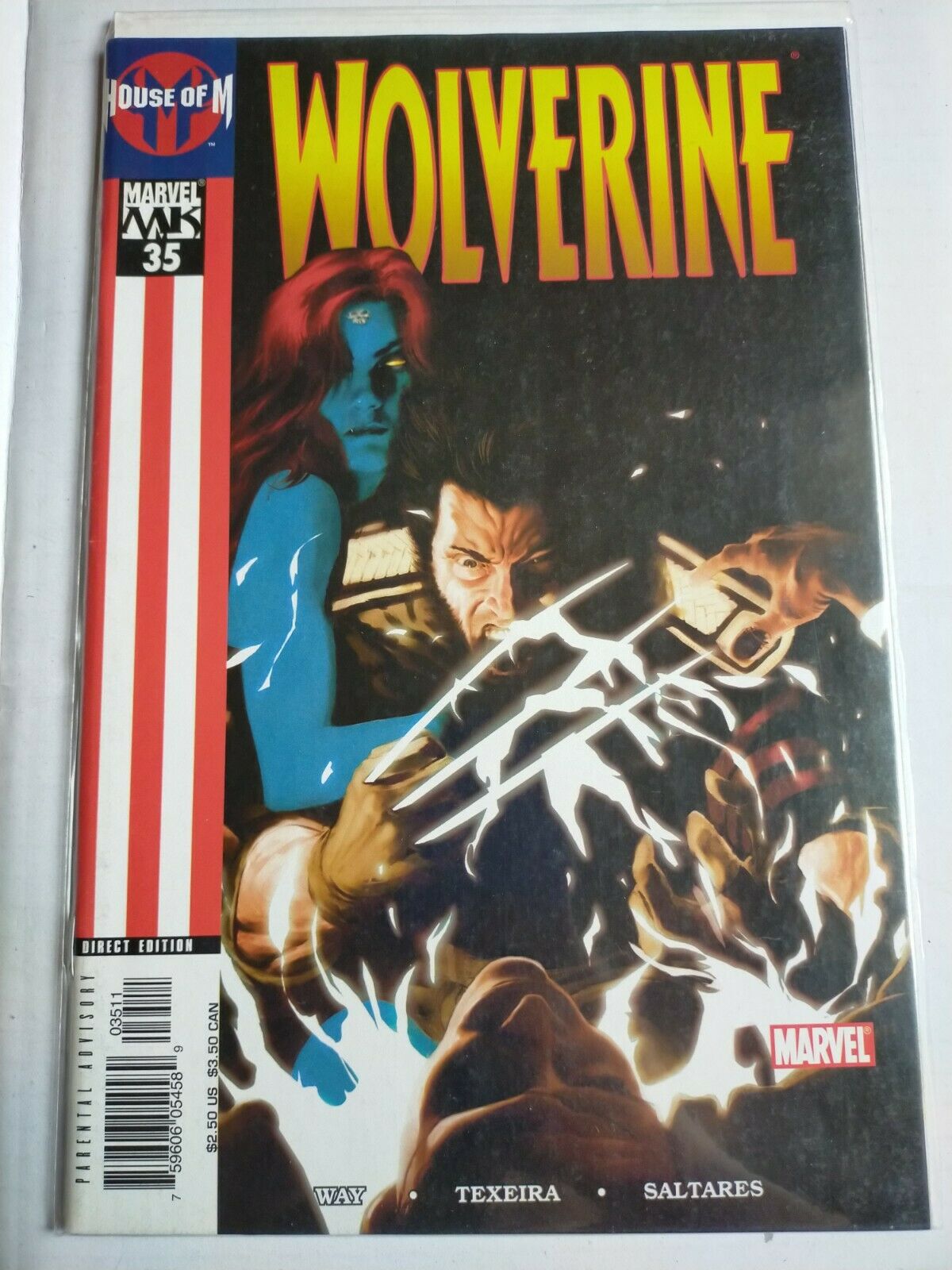 Marvel MK House of M Comic Book Wolverine No.35