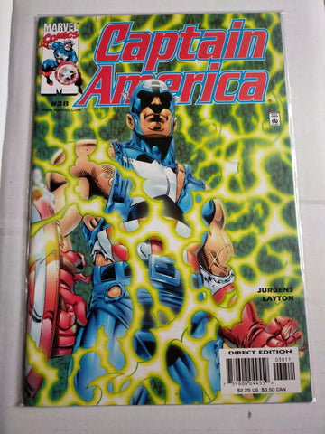 Marvel Comic Book Captain America No.38