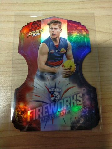 2020 Select Footy Stars Fireworks Lachie Hunter Western Bulldogs No. 081/210