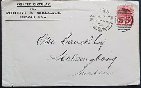 NSW 1d Arms, printed to private order for Robert Wallace Newcastle shipping list