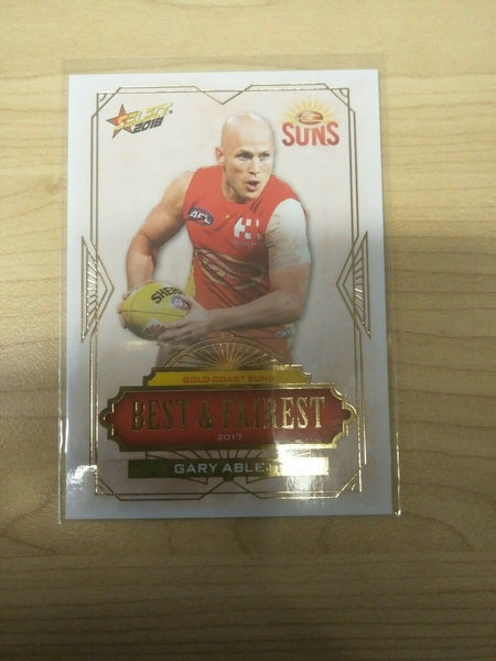 2018 Select  Footy Stars Best & Fairest Gary Ablett Gold Coast