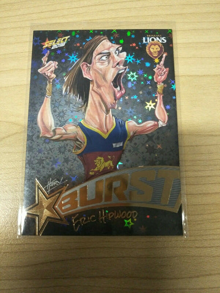 Select 2018 Black Starburst Eric Hipwood Brisbane No. 568/600