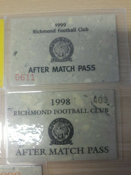 90s-2000s Afl after  Match Passes season