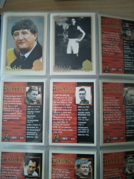 2007 Select Hall Of Fame 3 Complete Base Set