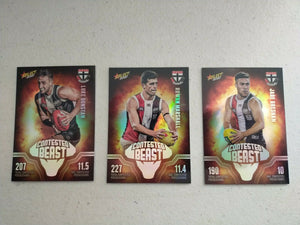 2020 Select Footy Stars Contested Beast St Kilda Team Set Of 3 Cards