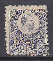 Hungary Austria SG 13 25k lilac Used