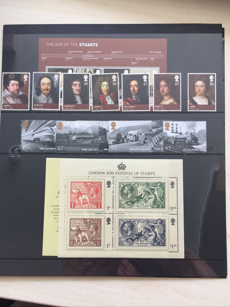 GB Great Britain 2010 Royal Mail Stamp Year Album Volume 27 Includes Years Issues.