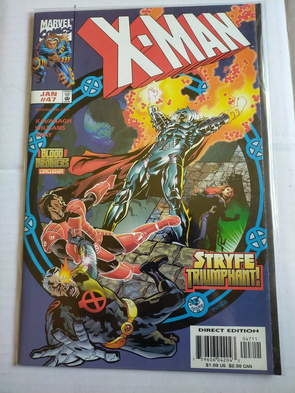 Marvel 47 January 1998 X-Man Comic