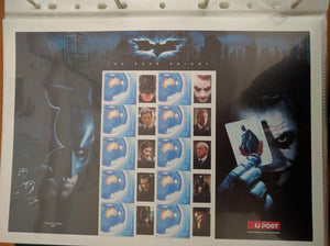 Australia Post 55c Souvenir Sheet - DC Comics Batman The Dark Knight