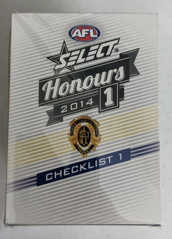 2014 AFL Select Honours 1 Complete Common Base set of 220 Cards