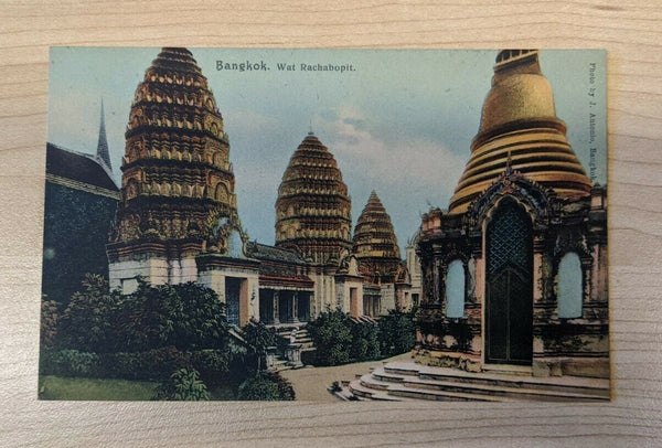 Thailand Postcard Wat Rachabopit Bangkok Mint. Photo by J Antonio