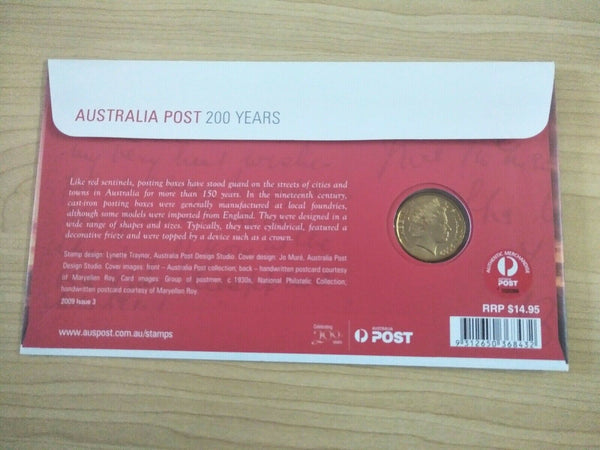 2009 $1 Australia Post 200 Years PNC 1st Day Issue