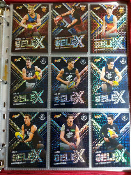2018 AFL Select Footy Stars SELEX cards x111 FULL COMPLETE SET ALL TEAMS