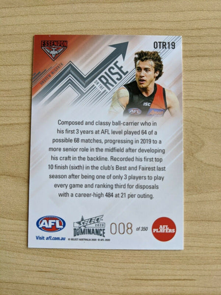 2020 AFL Select Dominance On The Rise (OTR19) Andrew MCGRATH Essendon 008/350