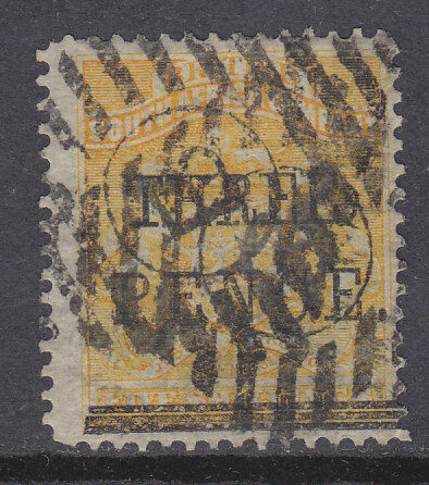 British South Africa SG 53 3d on 5/- orange-yellow Used Stamp