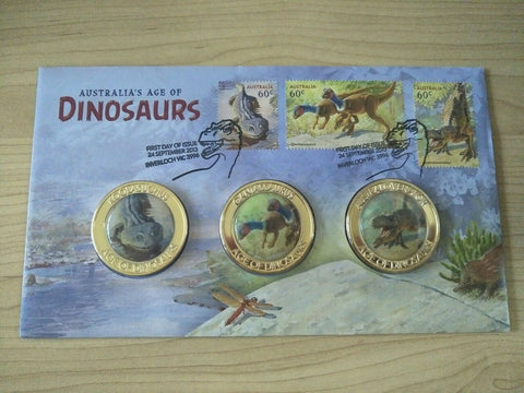 2013 Australia's Age Of Dinosaurs 1st Day Cover Limited Edition
