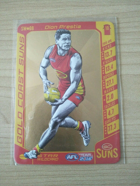 2016 Teamcoach Star Wildcard Dion Prestia GC Suns SW-08