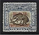 North Borneo Malayan States SG 134e 10c Bear FU animals