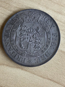 UK Great Britain George 111, 1817 Half Crown Coin aUnc