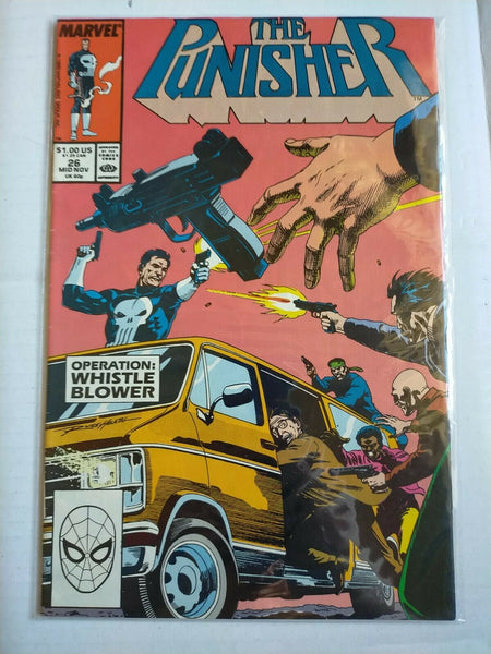 Marvel 1989 Mid November #26 The Punisher Comic