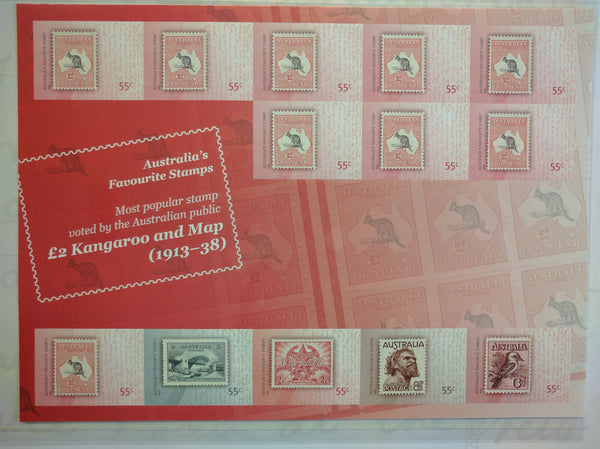 Australia Post Australia's Favourite Stamps Stamp Pack