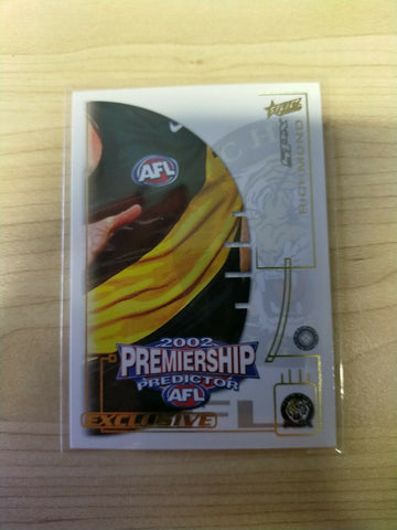 2002 Select SPX Premiership Predictor Richmond PC12