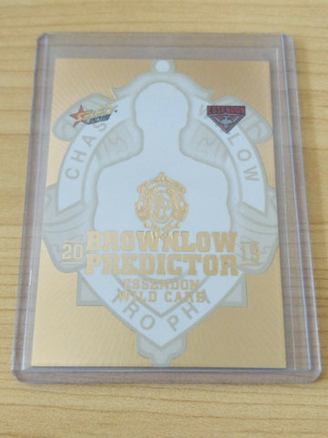 2019 AFL Select Footy Stars Essendon Gold Brownlow Wild Card 225/225