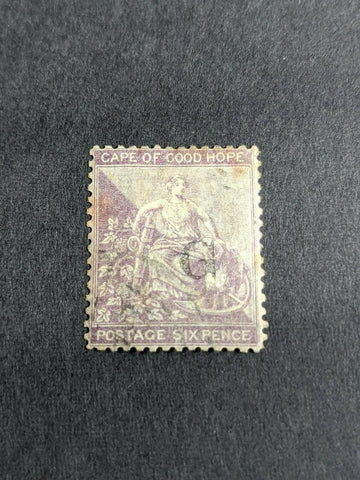 Cape Of Good Hope SG 13d Sixpence Stamp