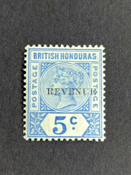 British Honduras 5c Revenue Postage Stamp Mint