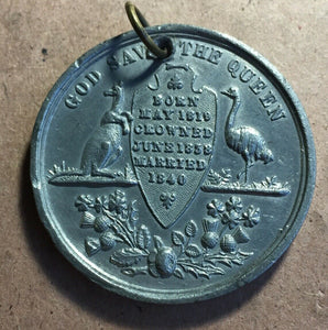 Australian 1887 Queen Victoria Jubilee Medal. Nice Condition.