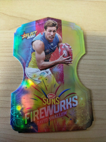 2020 Select Footy Stars Fireworks David Swallow GC Suns No.198/210