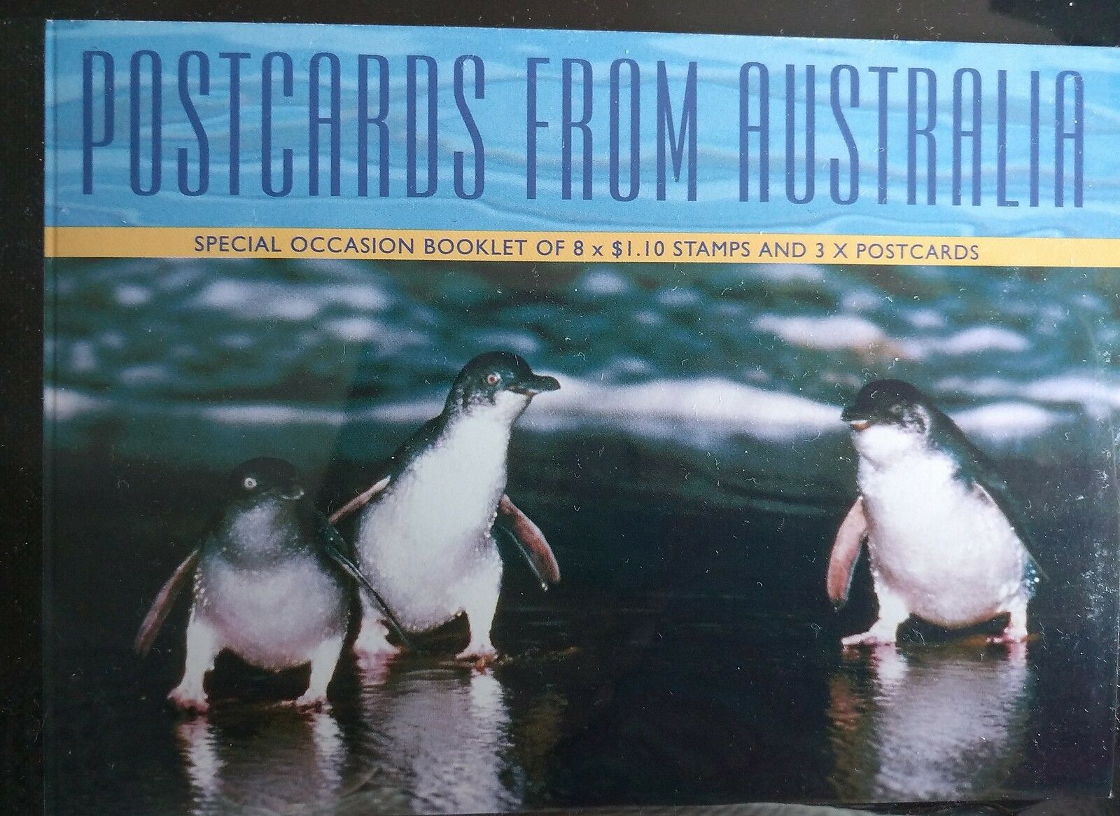 Australia Postcards Prestige Stamp Booklet PB58 penguins birds scenery