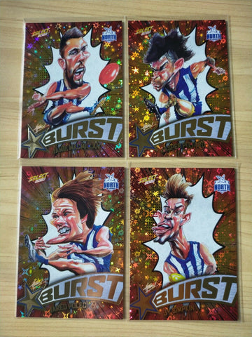 2020 Select Footy Stars Explosion Starburst Team Set North Melbourne