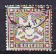Wurttemberg Germany German States Michel 16  1860 1 Kr orange-brown Used